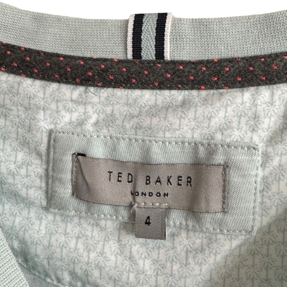 Ted Baker Light Blue Short Sleeve Pocket Tee, Size 4 (L) - Picture 4 of 9